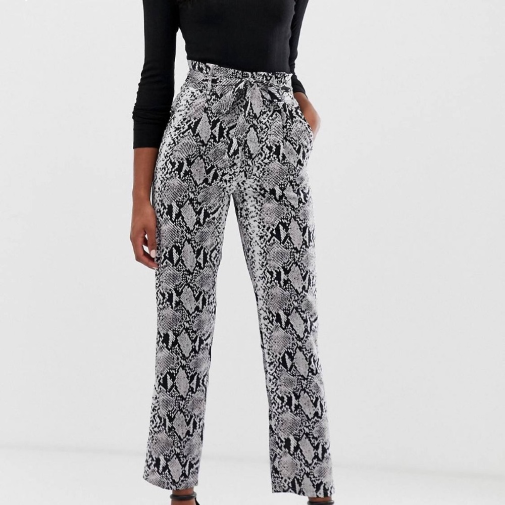 ASOS Parisian tall snake pants